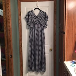 Charming Charlie Navy Blue Maxi Dress